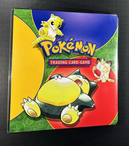 1999 Pokemon Vintage 3-RING BINDER Trading Card Album TCG Ultra Pro WotC Snorlax