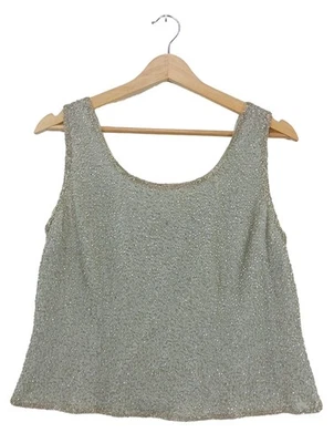 APART Camisole Dames Top T EU 46 doré style décontracté - Photo 1/4