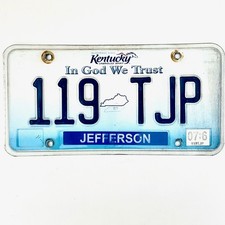 2006 United States Kentucky Jefferson County Passenger License Plate 119 TJP