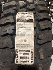 1 New Lt 285 75 16 Lre 10 Ply Goodyear Wrangler Boulder Mt Mud Tire 1 New Lt 285 75 16 Lre 10 Ply Goodyear Wrangler Boulder Mt Mud Tire