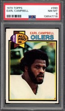 Earl Campbell Cards, Rookie Cards and Memorabilia Guide 9