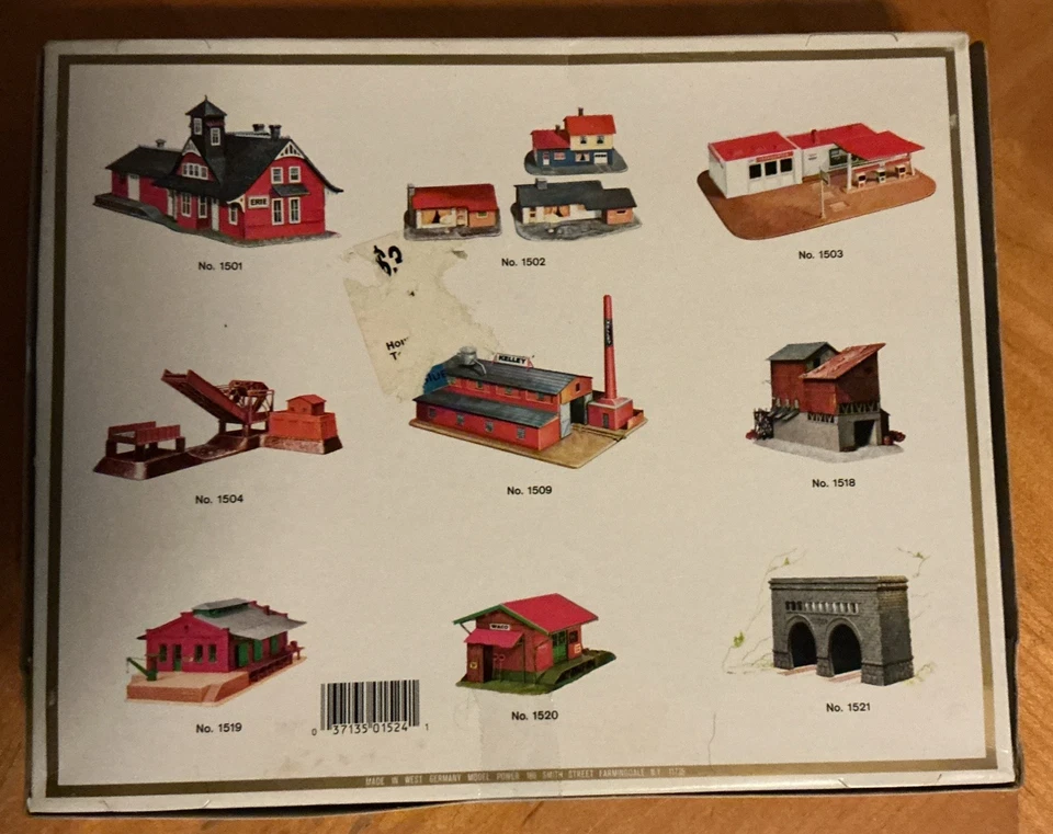 Model Power 1524 N Scale Malden Station Building Kit - Image 4 of 4