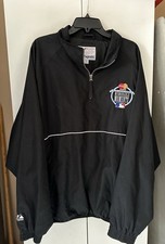 Majestic Vintage MLB Mastercard Presents Memorible Moments Black Jacket XL 2002