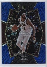 2021-22 Panini Select Premier Level Blue Shimmer Prizm Jarrett Allen #152 19d3