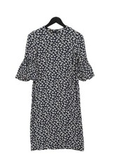 Ganni A-Line Midi Dress in Blue