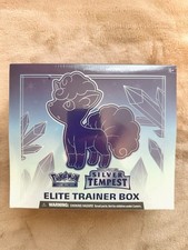 Imagen de Pokémon TCG Sword & Shield Silver Tempest Elite Trainer Box ETB New Sealed Rip