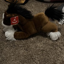 Aurora Plush Brown Horse Captain New With Tags Horse Stuffed Animal 12