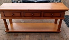 Spanish PINE SOLID Sideboard With Drawers (great for Upcycling) Vintage!