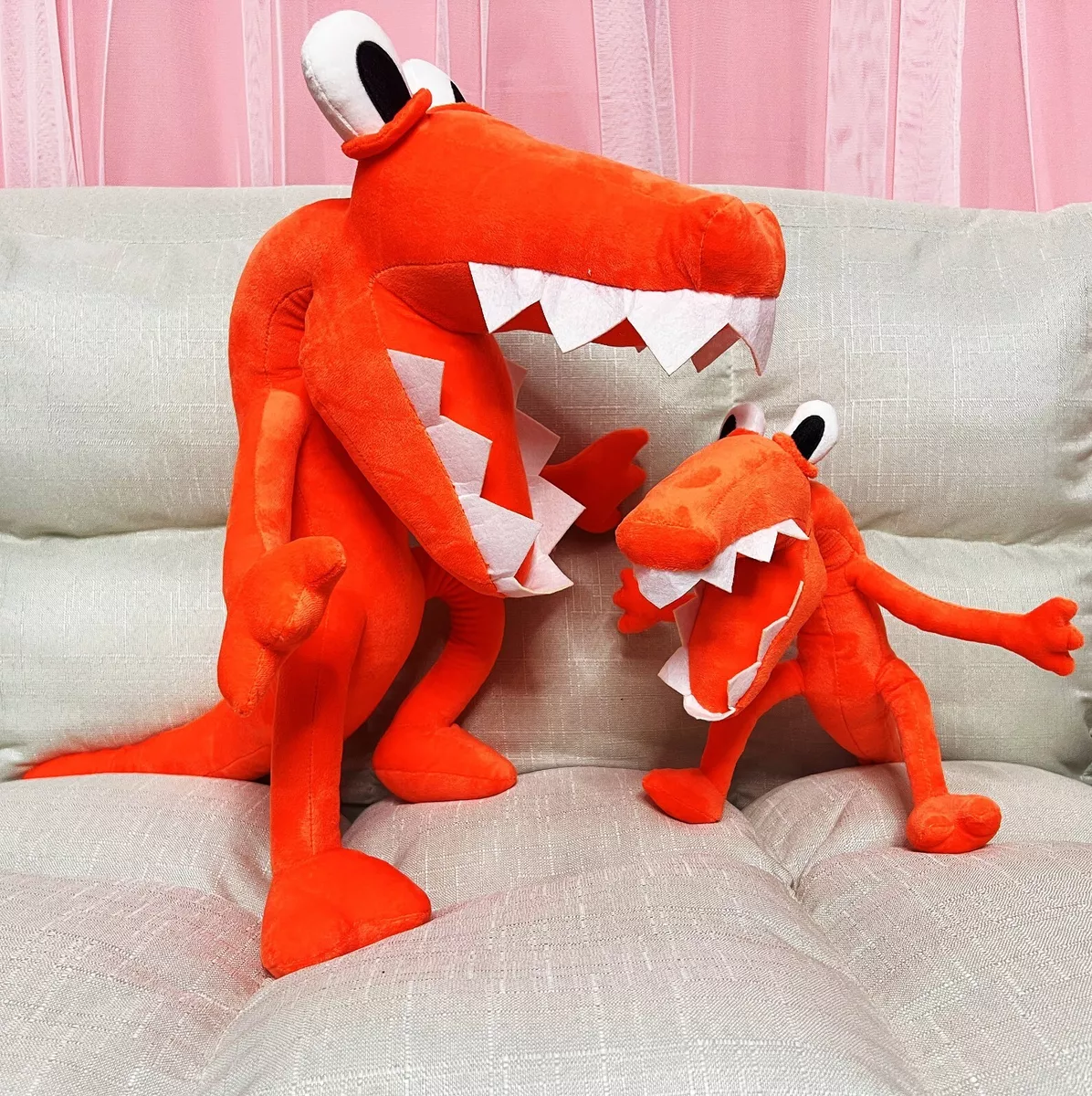 Rainbow Friends Plush Toy Cartoon Game Character Doll orange lizard Monster  Soft Stuffed Animal Toys For Children Christmas Gift