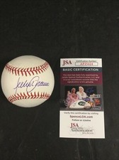 Julio Franco Mets Braves Infielder Signed Baseball Autograph JSA - #