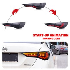 Outer Tail Lights With Bulbs Pair Of Left & Right Outer Tail Lights For 2013-2014 Nissan Sentra - Complete Set With Bulbs, DOT/SAE Certified Pair Tail Light For 2013-2014 Nissan Sentra Lh - Foto 7