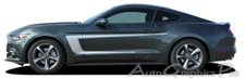 C-Stripes REVERSE Boss Style Side Decals 3M Vinyl Graphic 2015-2017 Ford Mustang