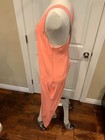 MSGM Coral Pink V-Neck Sleeveless Crisscross Jumpsuit, Size 10 (US), 44 (IT) — photo 5