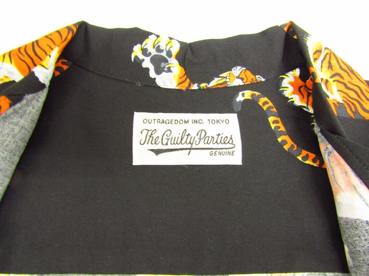 WACKO MARIA × TIM LEHI SHORT SLEEVE HAWAIIAN TIGER XL WACKO MARIA × TIM LEHI SHORT SLEEVE HAWAIIAN TIGER XL