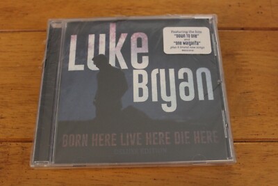 LUKE BRYAN - BORN HERE LIVE HERE DIE HERE CD [NEW SEALED] HYPE STICKER