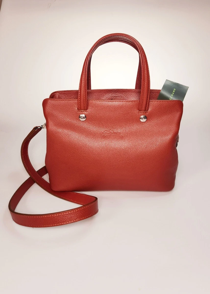 longchamp leather tote bag