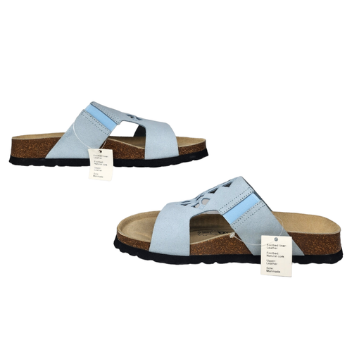 Sandali Betula Birkenstock donna 6 NUOVI IN SCATOLA azzurro boho eleganti comodi - Foto 4 di 12