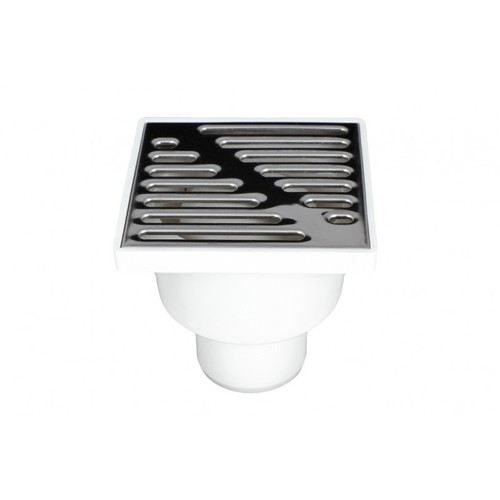 Floor Drain Square 150mm x 150mm / 50mm Pipe Connection Bathroom Wet
