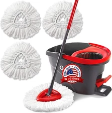 Trapeador Giratorio Con Balde Limpiar Piso Spin Mop Clean Floor Mop With Bucket