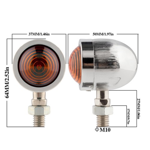 4X Motorcycle LED Turn Signal Lights Blinker For Suzuki DRZ400SM