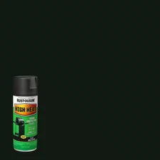 RUST OLEUM Spray HIGH HEAT Paint BBQ Black Stops Rust Stoves Grills Engines 12oz