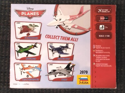 Zvezda Rochelle Disney Planes 1/100 2070 Model Kit Snap Fit No