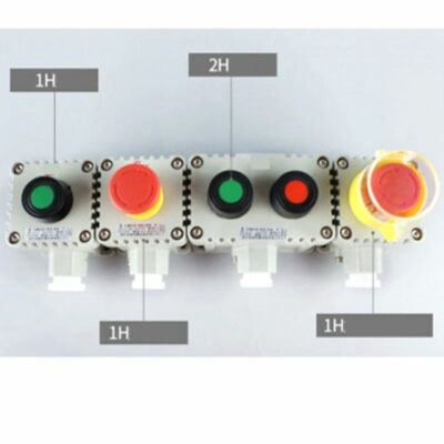 LA53self-reset explosion-proof button indicator box start control emergency stop