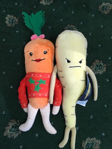 🥕🥕BNWT Aldi Katie Carrot and Evil Pascal 2018 Soft Plush...1st CLASS ...