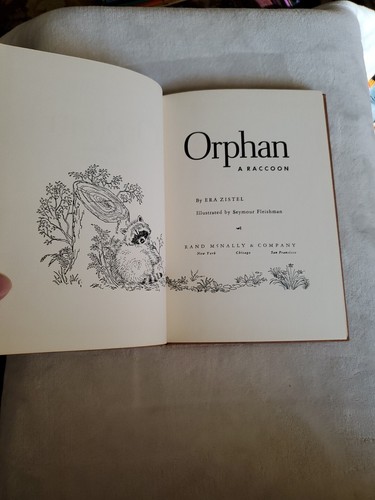 Orphan a Raccoon, Era Zistel, 1958 First Edition, Illustrator Seymour Fleishman - Picture 5 of 9