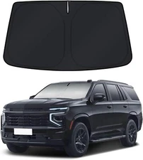 For 2021-2025 Chevy Tahoe Car Front Windshield Sun Shade Reflective UV Cover