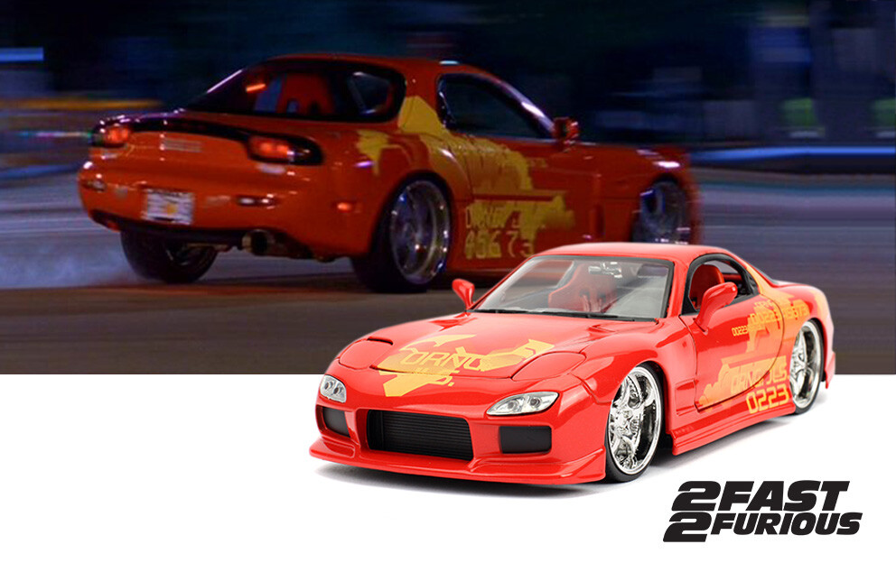Fast And Furious Julius Mazda RX-7 JADA Diecast Toy Car 5 Fast And Furious Julius Mazda RX-7 JADA Diecast Toy Car 5