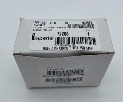 New Imperial 72268 High Amp Circuit Breaker, 150 Amp