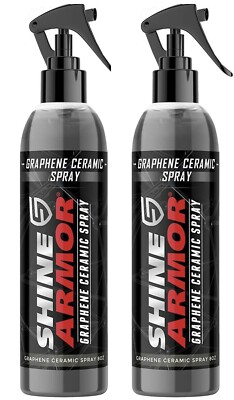 2 x Shine Armor Graphen Keramik Beschichtungsspray hoher Lackschutz Konvolut