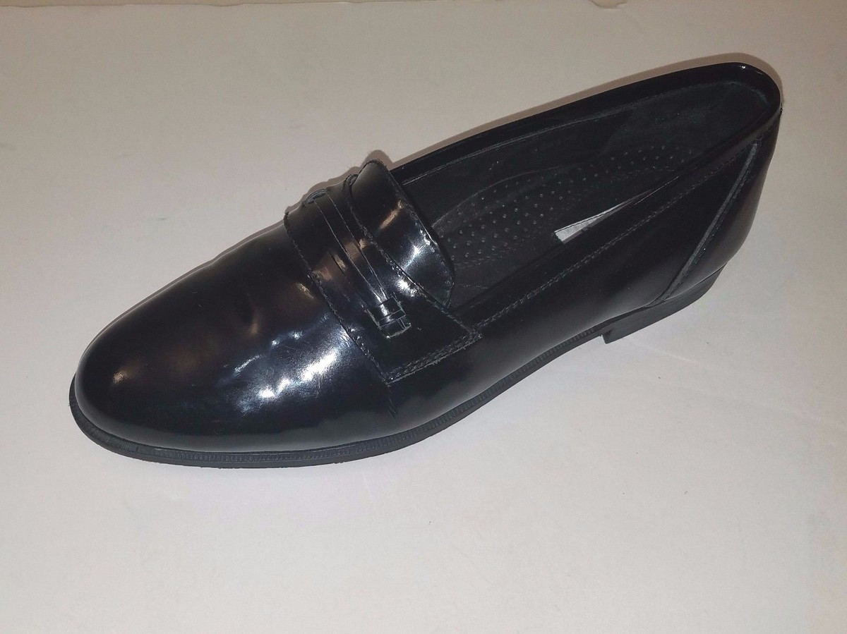 DIMITRI Black Patent Leather Tuxedo Dress Shoe Sz. US 9.5 M  display picture 2
