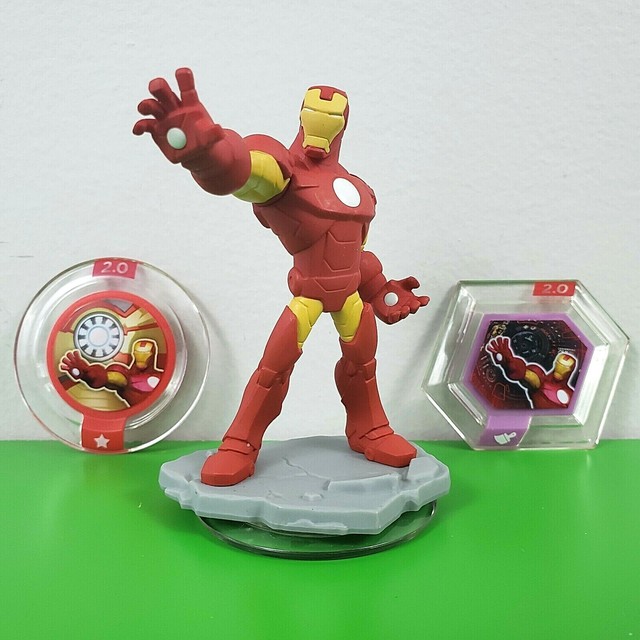 Disney Infinity 2.0 Bundle IRON MAN + Discs ARC REACTOR & SUIT rare