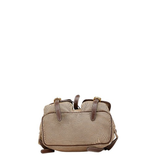 PRADA Logo Jacquard Backpack Rucksack 1BZ006 Damen 【Gebraucht】 - Bild 3 von 14