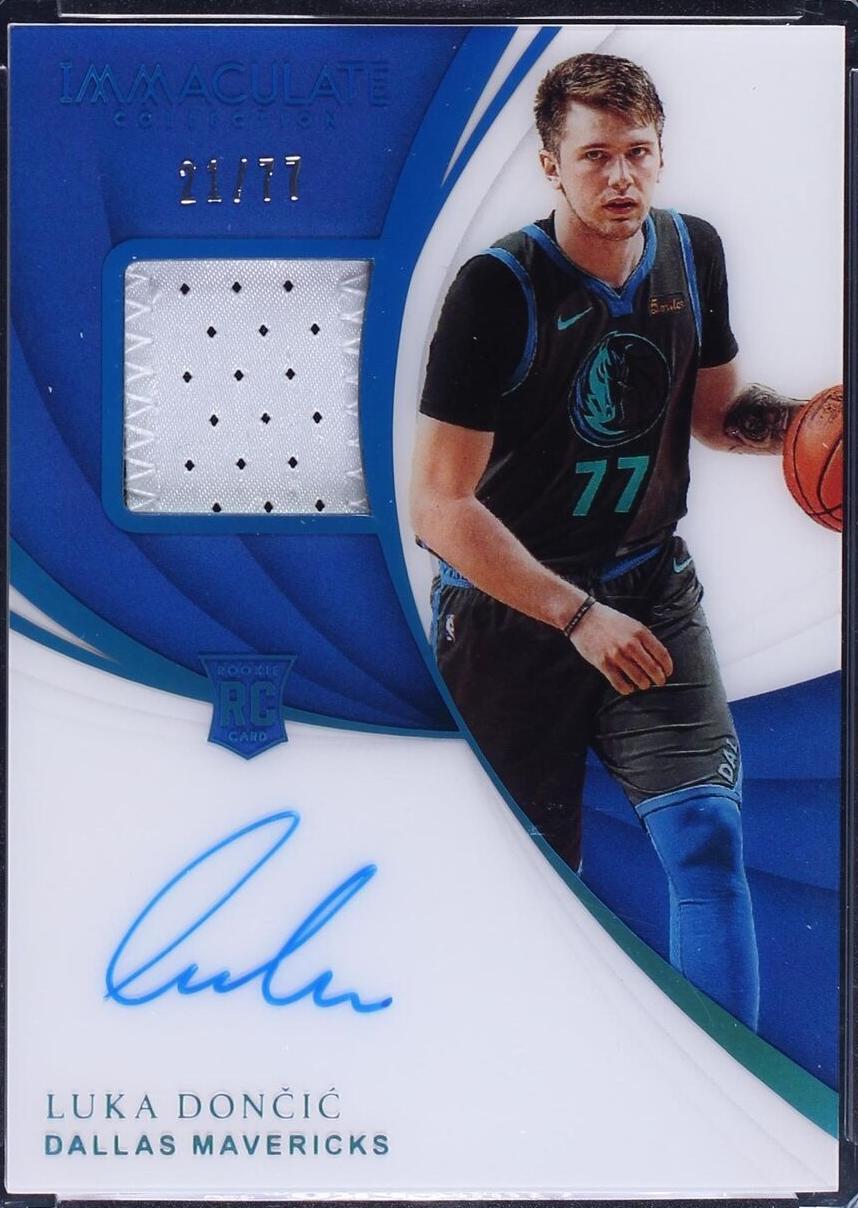 2018-19 Panini Immaculate Collection - Luka Dončić #124 for sale