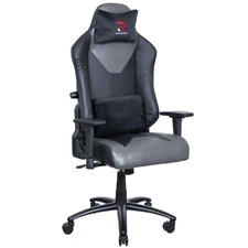 Rimiking Gaming Chair - Carbon Grey, Brand NEW, Ergonomic. Vibrating Seat Pillow