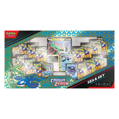 Sealed Pokemon Crown Zenith Sea & Sky Premium Collection Box Fast