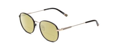 Ernest Hemingway H4853 Unisex Polarized BI-FOCAL Sunglasses in Black Silver 51mm