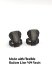 3d Printed  FLEXIBLE SET OF SHOULDER ARMOR 1:12 GI Joe Classified/Marvel Legend