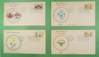 DR WHO 1960s CANADA 14 FDC FLOWER/COAT OF ARMS COMBO R54852