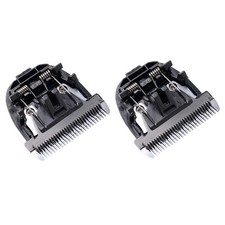 2X Black Ceramic Titanium Pet Dog Hair Trimmer Blade Clipper Head for4186
