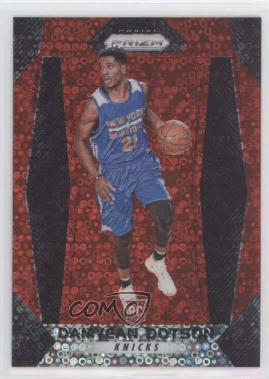 2017-18 Panini Prizm Fast Break Red Prizm 68/125 Damyean Dotson #272 bj6