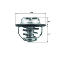 Thermostat, KüHlmittel Mahle TX 122 82