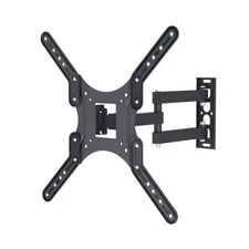 Full Motion TV Wall Mount 23–55" Tilt ±15° Swivel ±90° VESA 400x400 66 lbs LCD