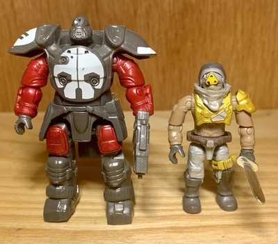 Mega Construx Destiny EV-37 Cabal Phalanx Titan + Fallen Walker Gold Hunter