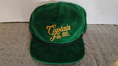 Captain Fin Co - Hat Cap Mens Trucker corduroy SnapBack Fishing Sample hat cap