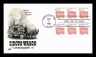 DR JIM STAMPS US COVER CIRCUS WAGON TRANSPORTATION SERIES FDC ARTCRAFT