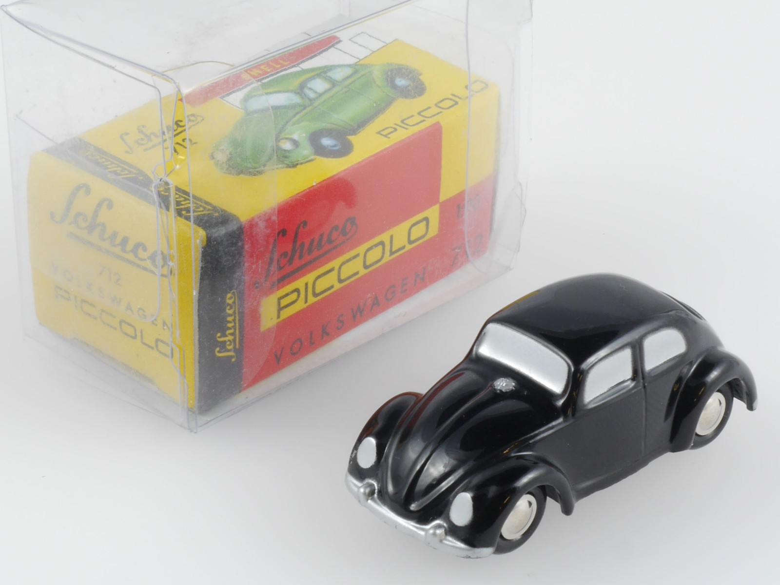 Schuco 01261 Piccolo VW Volkswagen Beetle Black Mint! OVP 1606-18-58